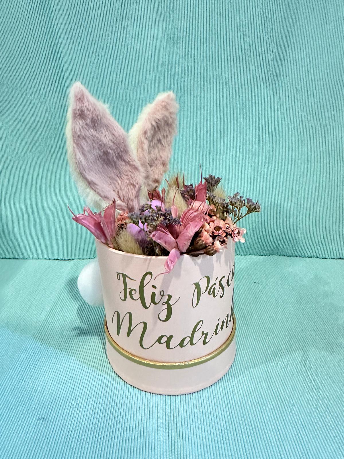 Box Flores Coelhinho Páscoa