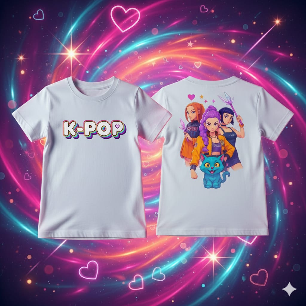 T-Shirt K-POP As Guerreiras