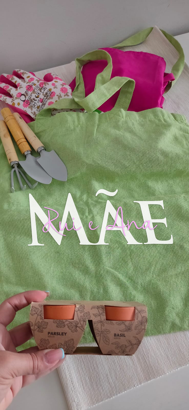 Conjunto Jardinagem - Mãe