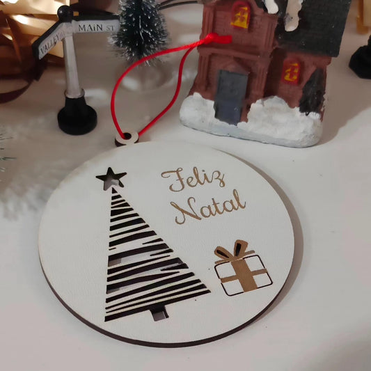 Bola Natal Madeira  - Árvore