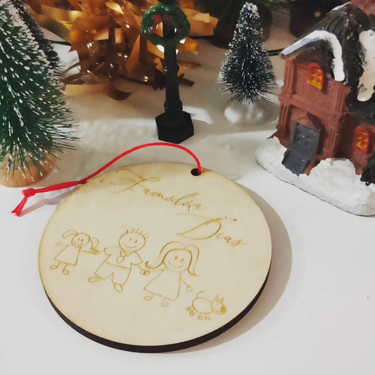 Bola Natal Madeira - Família