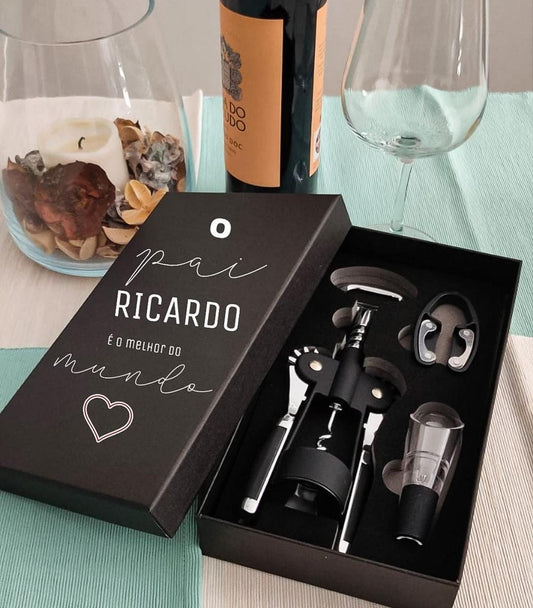 Personalized Wine Accessory Set