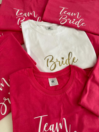 T-shirt Team Bride