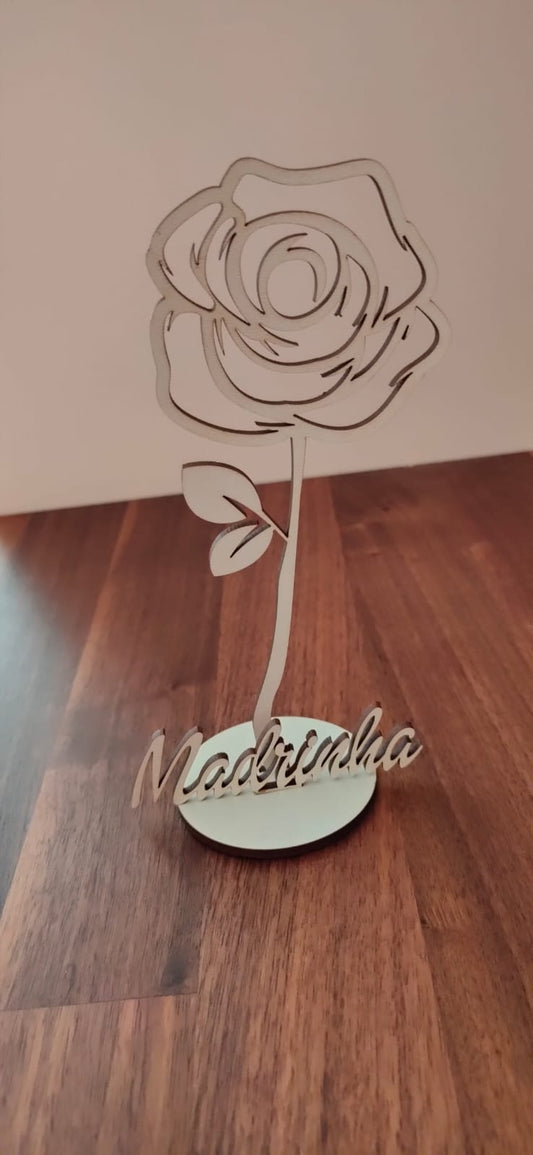 Rose in Wood
