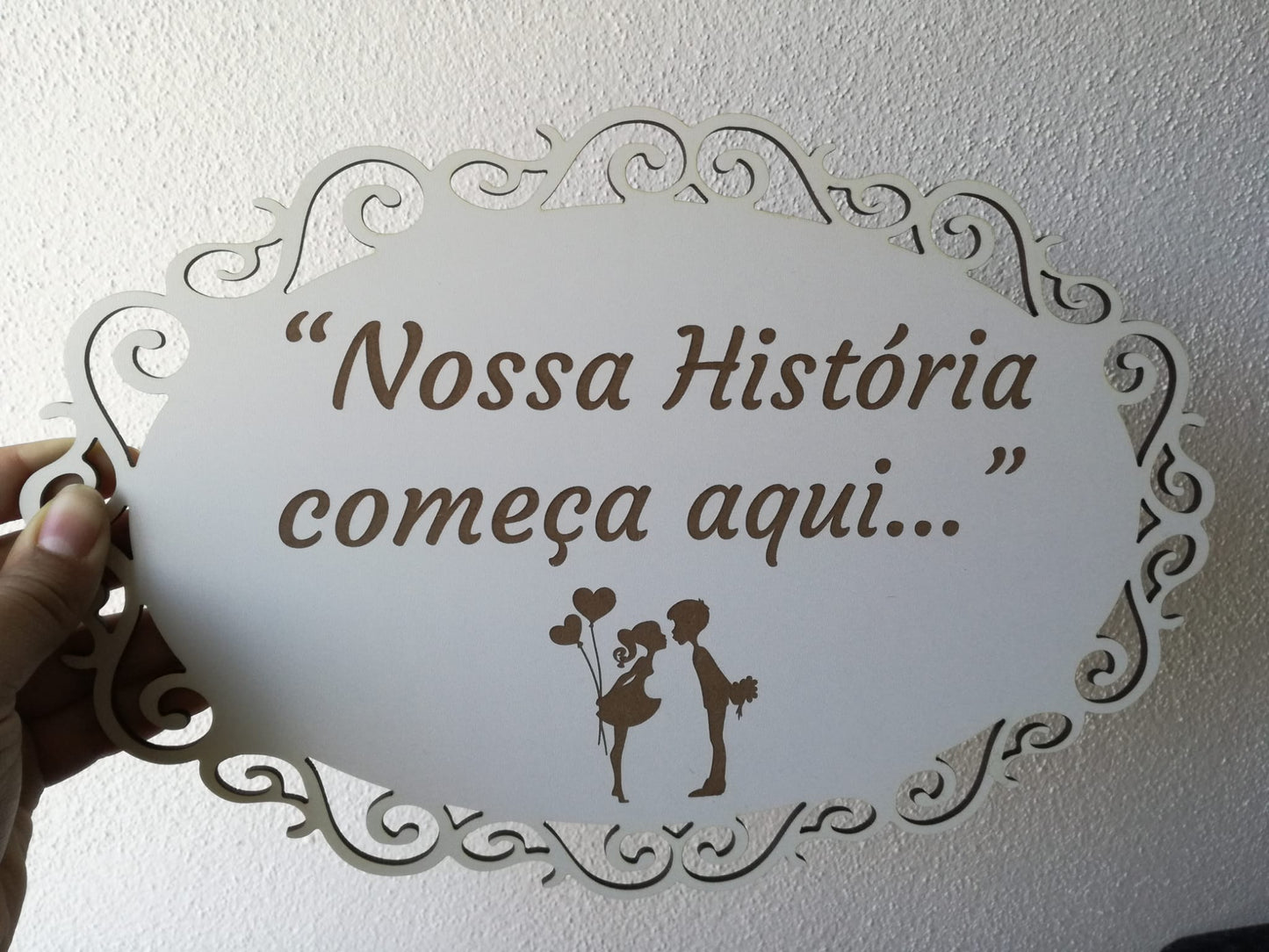 Placa - Entrada de Igreja