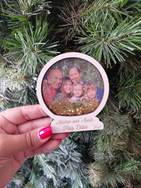 Enfeite - Globo Neve