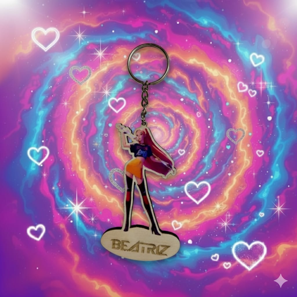 Porta-chaves K- POP As guerreiras