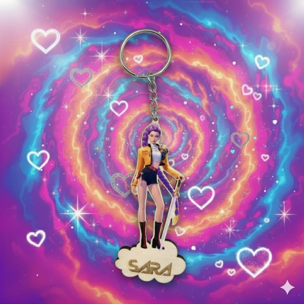 Porta-chaves K- POP As guerreiras