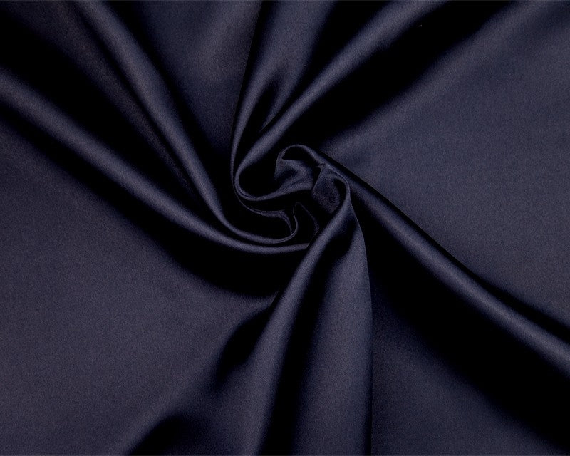 Robe de Cetim Azul Marinho - Beija-Flor