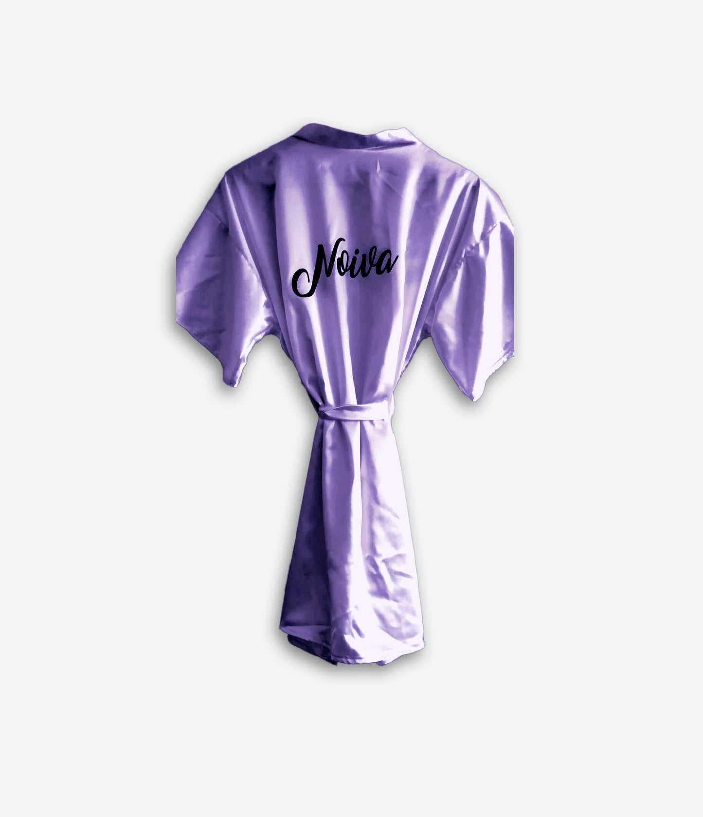 Robe de Cetim Lilás - Beija-Flor