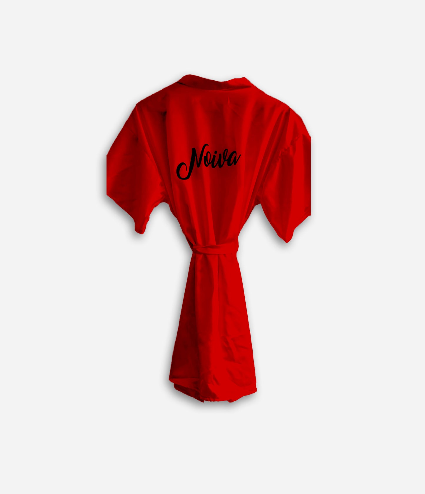 Robe de Cetim Vermelho - Beija-Flor